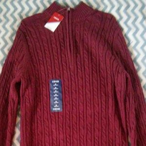 Mans Burgundy  Izod Durham sweater